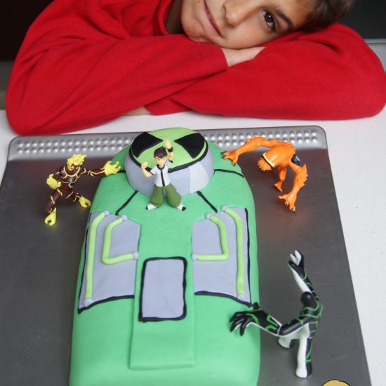 tarta-fondant-ultimatrix-ben-10